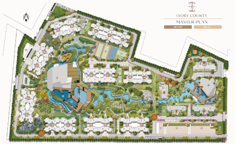 site plan of ivory county sector 115 Noida